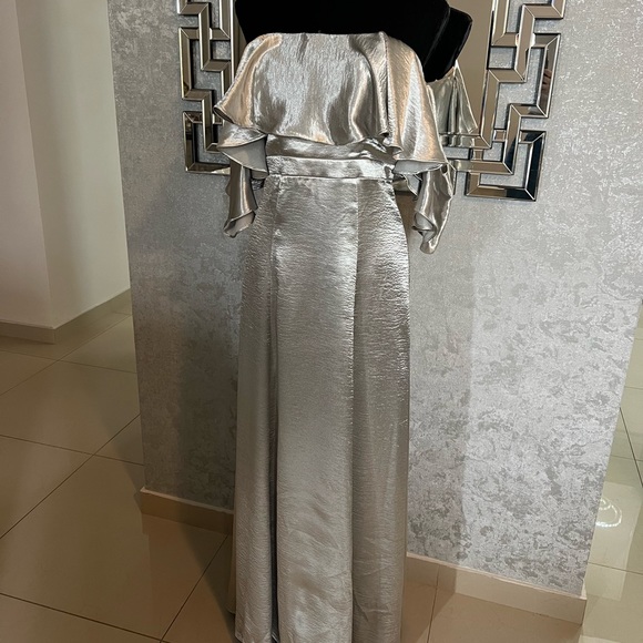 Fame and partners silver metallic dress - Picture 3 of 7